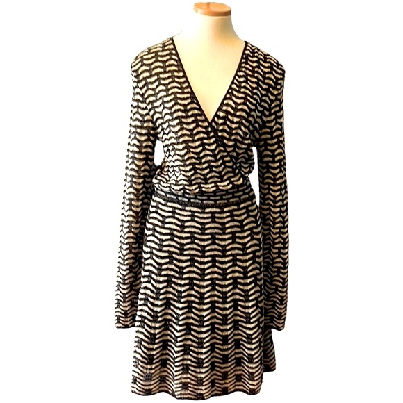 M Missoni Metallic Patterned Dress, size 10 - Picture 3 of 14